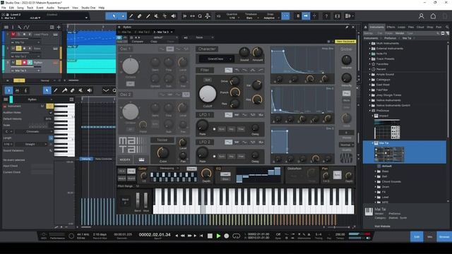 MAI TAI - синтезатор от PreSonus в DAW Studio One ( ОБЗОР СИНТЕЗАТОРА И ЕГО ФУНКЦИЙ )