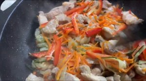 Вкуснейший удон со свининой