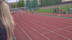1 этап первенства Москвы среди 2001-2002.  финал 100 метров девушки 