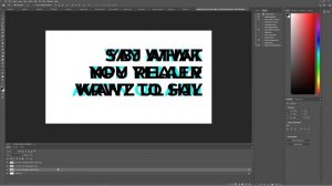 Glitch - Photoshop Beginner RGB / CMYK Overlay Typographay Tutorial