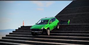BeamNG Drive - Автомобили против лестниц