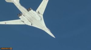 Tu-160 'The White Swan' (Blackjack) in boundless skies of Russia