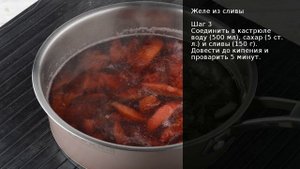 Желе из сливы . Рецепт от шеф повара Максима Григорьева