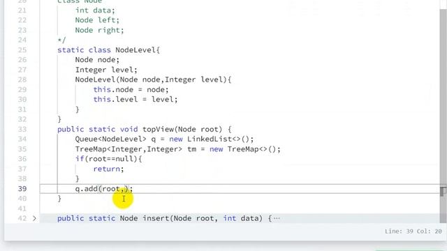 Tree : Top View Hackerrank Solution - java 8| Hackerrank Data Structure | Tree