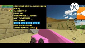 chicken gun mod menu by CIPHER  V3.0.03 @MRJACK_SAVE_MODS