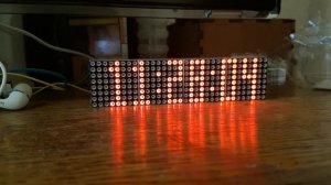 max7219 wifi часы wemos d1 mini