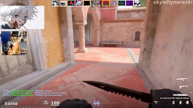 SKYWHYWALKER ВПЕРВЫЕ ИГРАЕТ НА ИНФЕРНО В КС2! | #skywhywalker #csgo #cs #tiktok #faceit