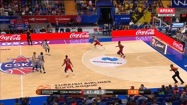 CSKA vs Khimki. Euroleague 2018-2019 / Round 12 / 13.12.2018