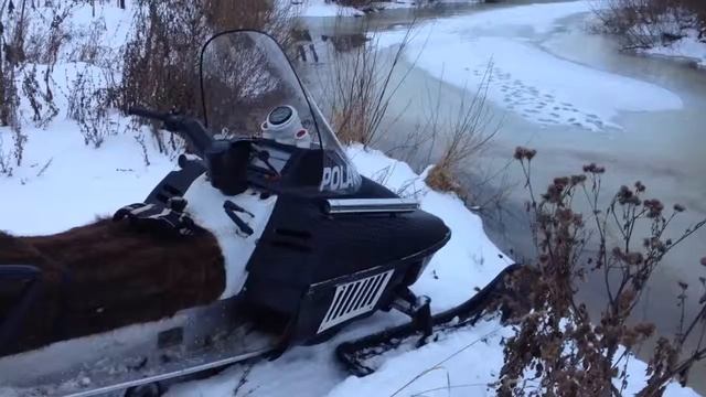 Снегоход на реке зимой смотреть онлайн
