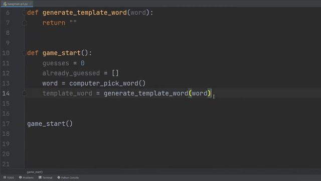 Hangman game | Python project tutorial part (1/2) | beginners and intermediate Python projects