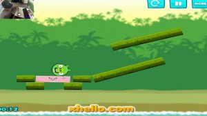 Angry Birds Kick Piggies - TWO GIANT SQUARE BIRDS KICK SQUARE PIGGIES ALL LEVEL!