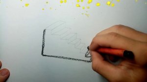 Drawing and coloring stairs | Рисование И раскрашивание лестницы