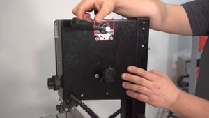 Ленточная пила JIB BS1001 сборка регулировка, демонстрация в работе