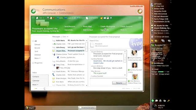 Microsoft Windows Longhorn User Scenario Prototype (2003/2004) смотреть онлайн
