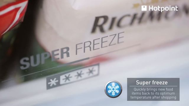 Hotpoint LAG85N1IWH Day 1 Fridge Freezer смотреть онлайн