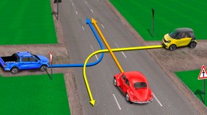 Кто из водителей выбрал разрешенную траекторию для движения?