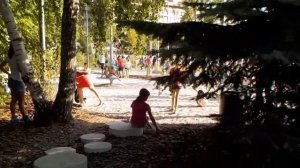 Детская площадка Салют в Парке Горького. Москва