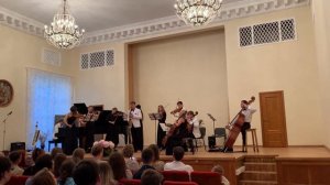 Taras Gusarov & Imperialis Orchestra - R. Molinelli - four pictures  from New- York -Broadway night