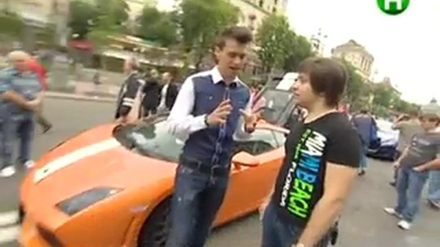 Саша Скичко прокатился на Lamborghini стоимостью в 250 000 $!!!! смотреть онлайн