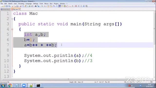 Increment and Decrement Operators in Java | Pre-Increment & Post-Increment with Example смотреть онлайн