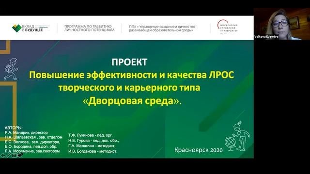 Представление управленческих проектов по созданию личностно-развивающей образовательной среды