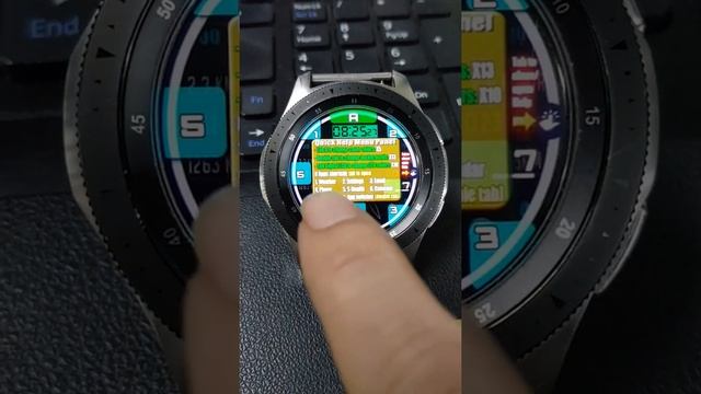 CYBERWACH PREMIUM NTV145 - HELP MENU - WATCHFACE FOR SAMSUNG GALAXY WATCH SERIES, GALAXY GEAR S3... смотреть онлайн