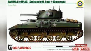TANK & Vehicle CANADA WW2 (BY:WAR DRAWINGS)
