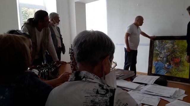 Отбор картины "Лето 2020" на выставку. смотреть онлайн