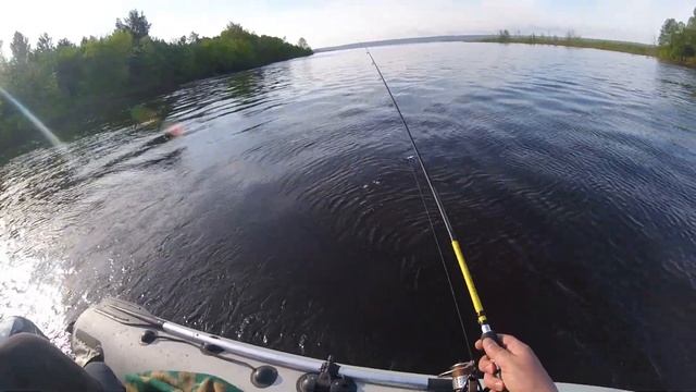 Эх он и вжарил/поклевка отдайспиннинг))трофейный жерех/открытие 2021 смотреть онлайн