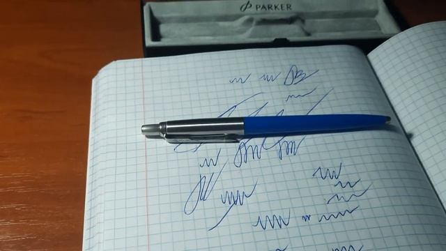 Обзор ручки Parker Jotter blue смотреть онлайн