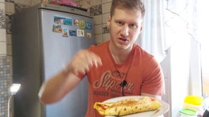 Тортилья (лепешка) с начинкой — как приготовить | Лучший завтрак на скорую руку! Простой рецепт.