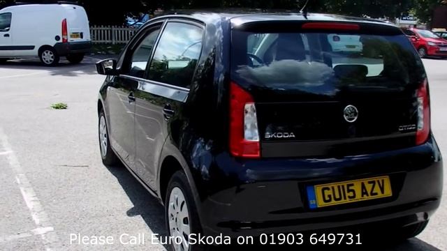 GU15AZV Skoda Citigo 1.0 MPI (60PS) SE 1l JCB EURO SKODA WORTHING смотреть онлайн