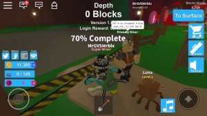 ROBLOX: Mining Simulator| Mini Update