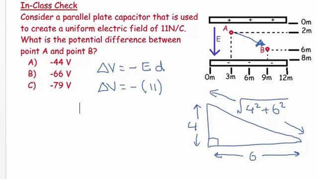 25) Potential Difference in a uniform electric field 2 - numerical смотреть онлайн