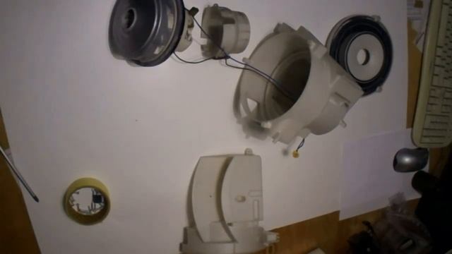 Пылесос Samsung SD9420 Ремонт (замена двигателя) смотреть онлайн