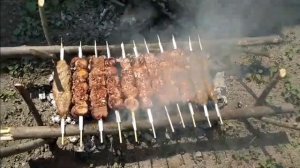 ШАШЛЫК НА ПРИРОДЕ БЕЗ МАНГАЛА!