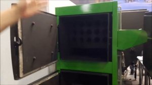 Автоматический котел GREEN TERMIT 100 для работы на сырой щепе и опилках
