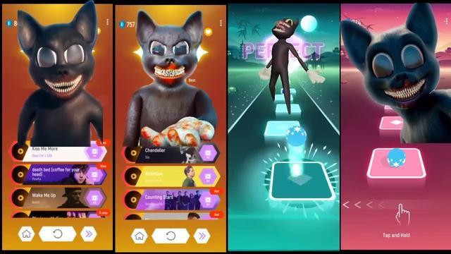Cartoon Cat Vs Cartoon Cat Vs Cartoon Cat Vs Cartoon Cat - Tiles Hop EDM Rush!