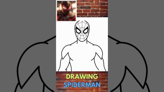 Amazing Drawing Spiderman ?❤️?