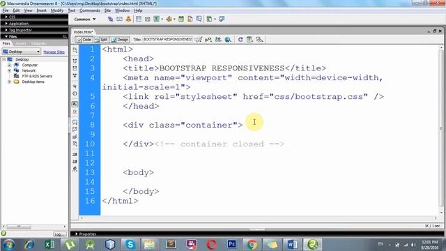 how to make bootstrap website row column structure смотреть онлайн