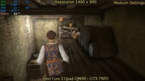 A Plague Tale: Innocence - Intel Core 2 Quad Q9650 - GTX 750Ti gaming benchmark