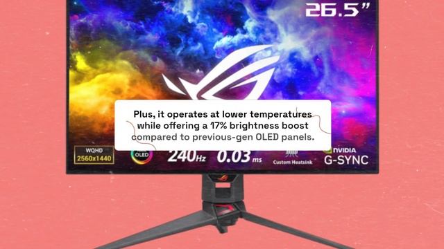 ASUS ROG Swift 27”1440P OLED DSC Gaming Monitor (PG27AQDM) Review смотреть онлайн