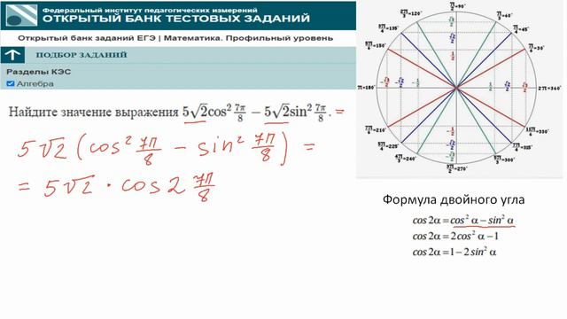 52 sin3π8 cos3π8