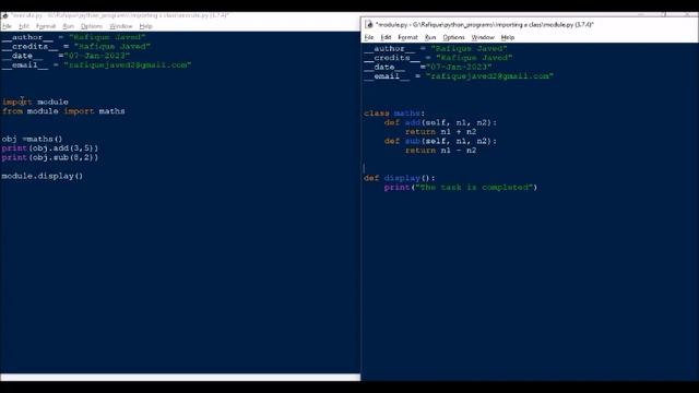 Python class Object and Function || Python basics