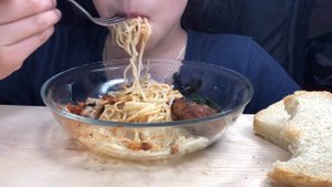МУКБАНГ СПАГЕТТИ КОТЛЕТЫ С МЯСОМ MUKBANG | ASMR