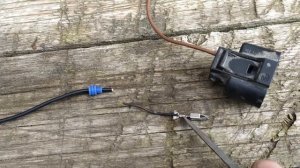 Замена оборванного провода от разъёма VAG