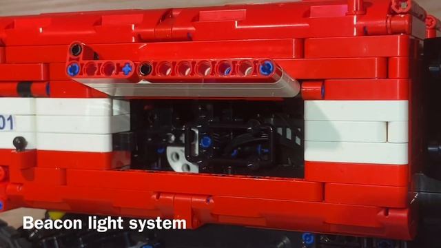 GAZ 66 Firetruck - RC LEGO Technic MOC
