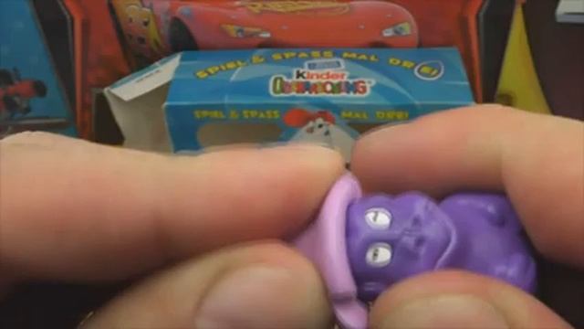 Игрушки Киндер - Старые Киндеры 2007 года 3 Киндер Сюрприза Распаковка смотреть онлайн