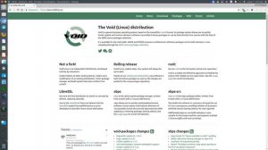 Void Linux - дистрибутив для фанатов и самых опытных пользователей.