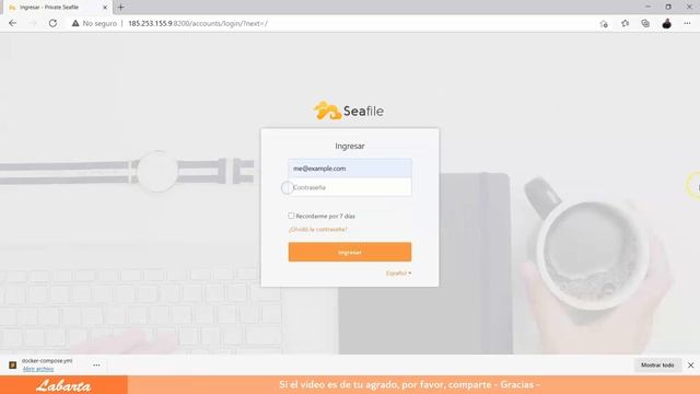 Cómo instalar Seafile usando docker-compose смотреть онлайн